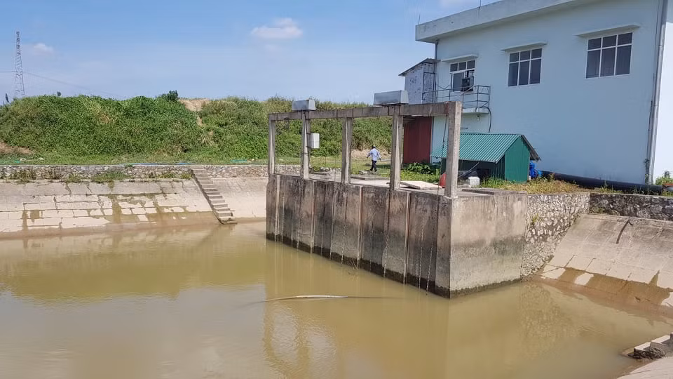 Nguon nuoc dau vao nha may nuoc sach o Hai Duong lieu co sach?