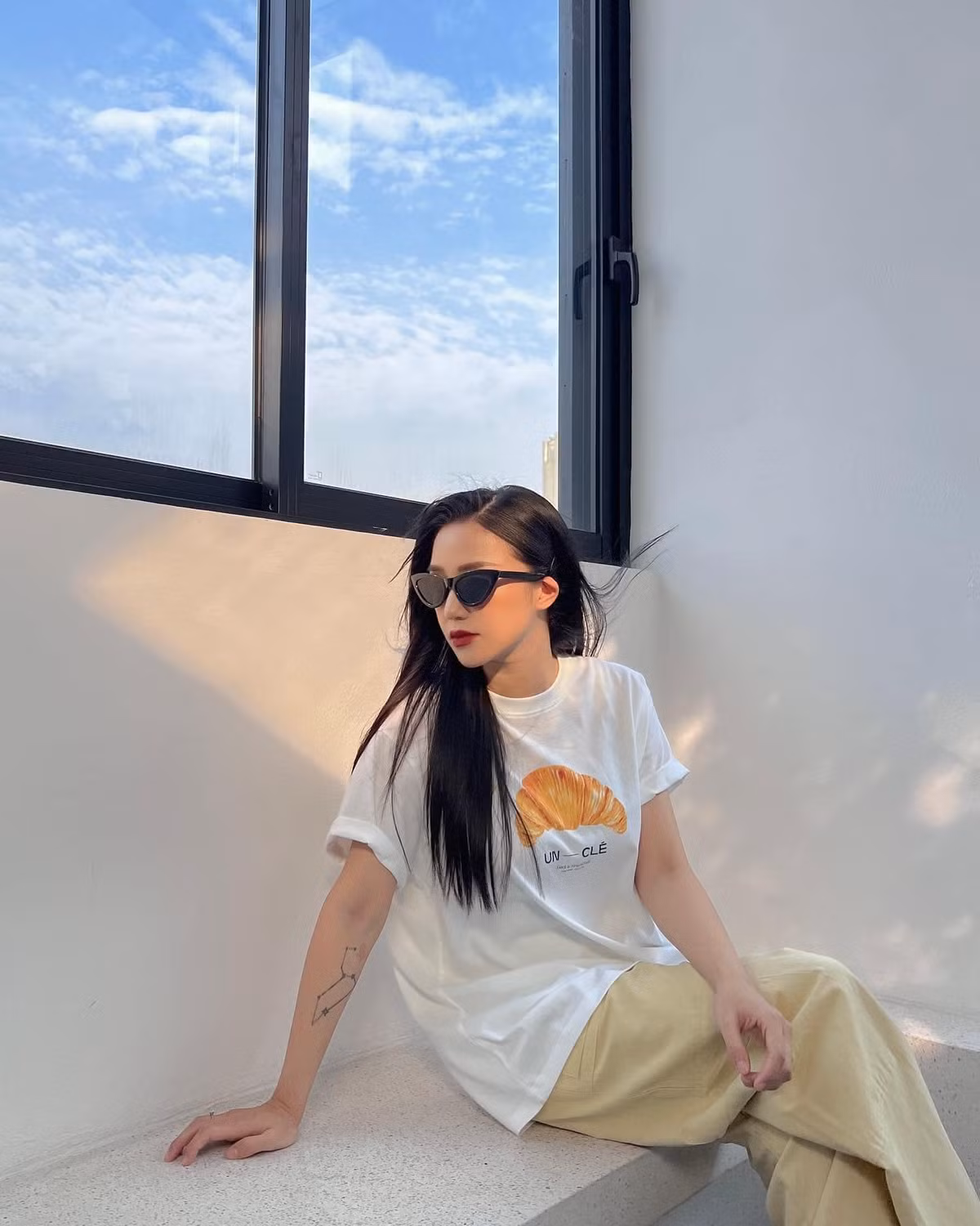 Hiện tại, những khoảnh khắc về gia đình mình được hot girl Salim đăng tải trên trang cá nhân cũng nhận được nhiều sự quan tâm.