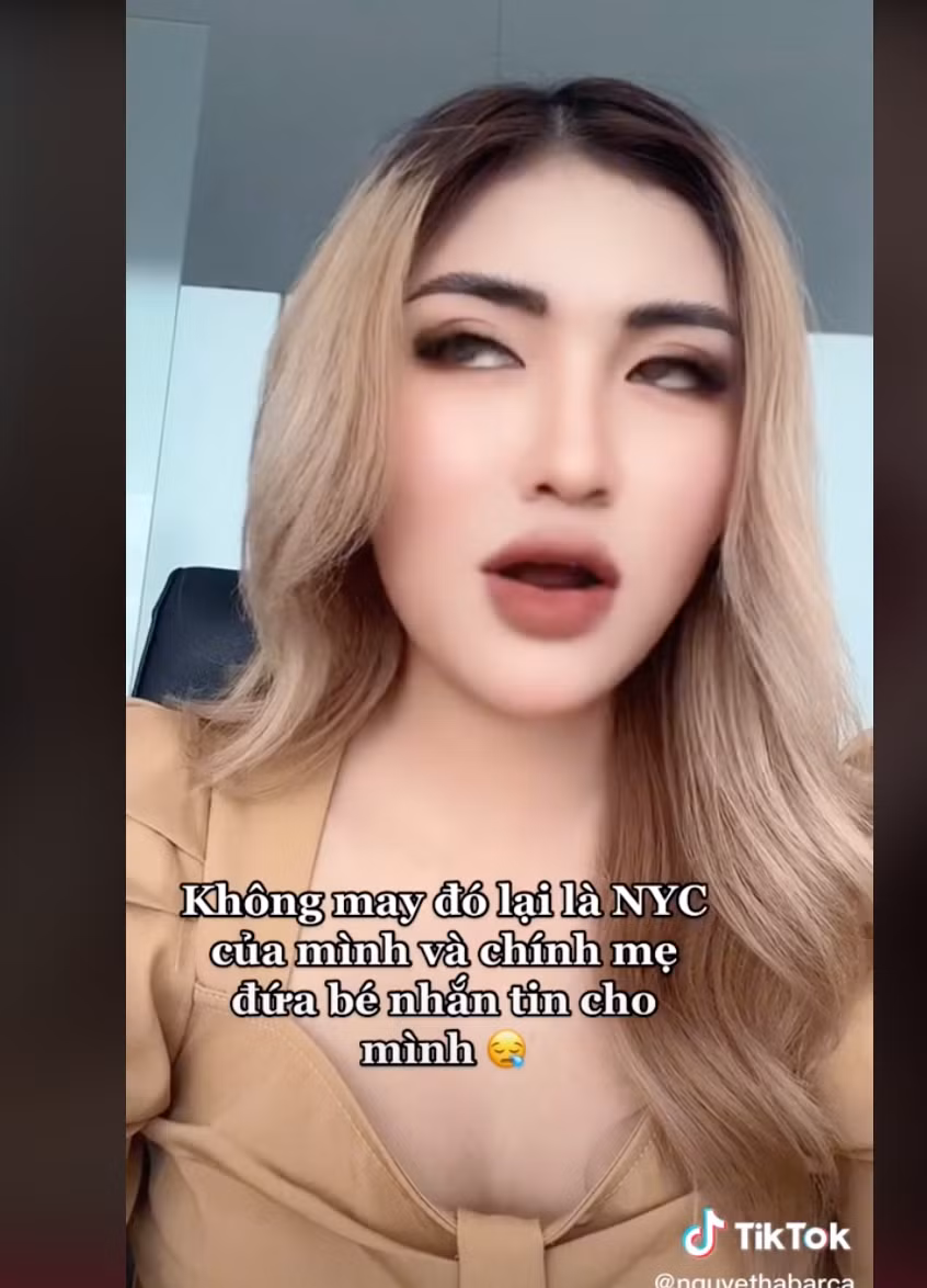 Đáng chú ý hơn có đoạn Nguyệt Hà chia sẻ người đàn ông đó lại chính là người yêu cũ của cô, chính mẹ đứa bé đã nhắn tin cho cô để tố cáo. Ảnh: Chụp màn hình