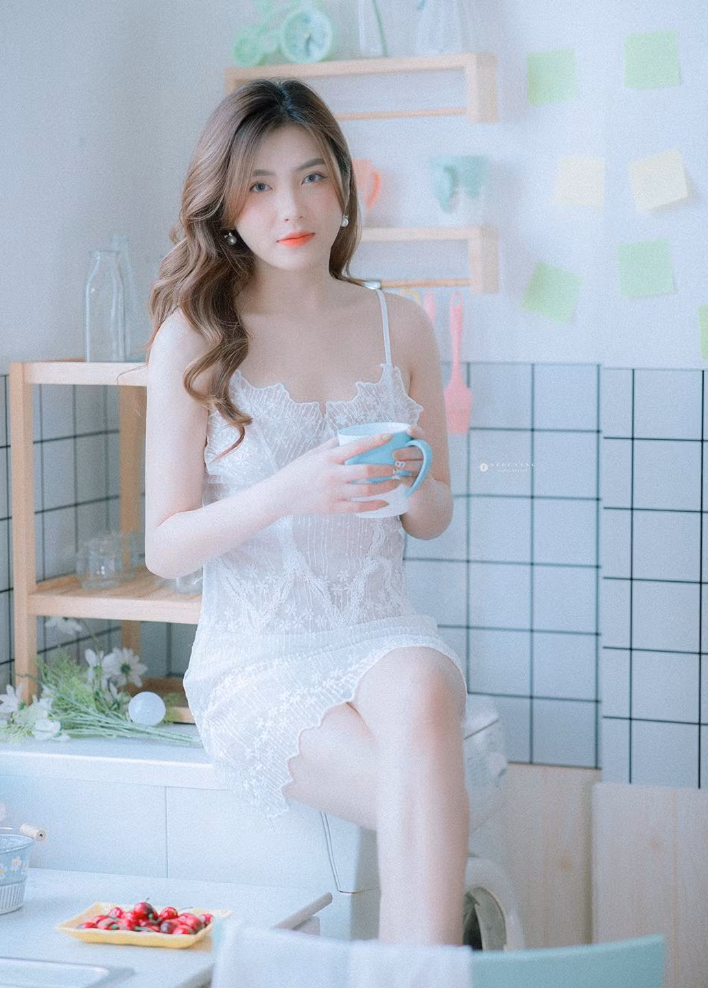 Là người mẫu ảnh, chắc hẳn Nguyễn Thị Thuê phải chú ý đến việc giữ gìn vóc dáng.