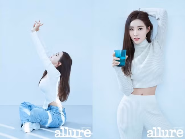 Mặc dù đã gần chạm ngưỡng 30 tuổi nhưng Hwang Mina vẫn trẻ trung như mới đôi mươi.