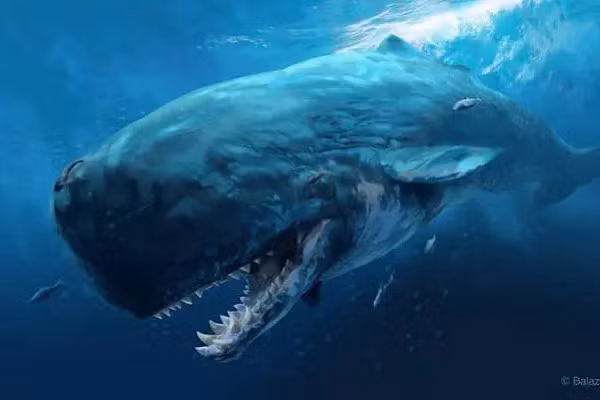Livyatan melvillei hay còn gọi là siêu cá nhà táng được xem là loài cá voi có răng to lớn nhất từng biết. Những chiếc răng khổng lồ và kích thước cơ thể to lớn của loài cá voi này sẽ khiến nhiều người phải kinh hãi khi gặp chúng ở đại dương.