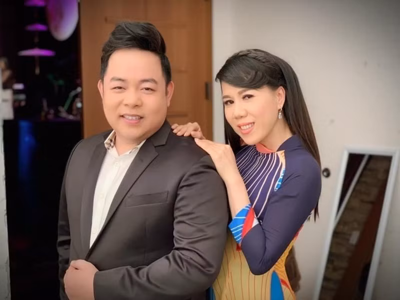 Mai Thiên Vân cũng là người tình sân khấu của Quang Lê. Ảnh: Pháp luật Việt Nam