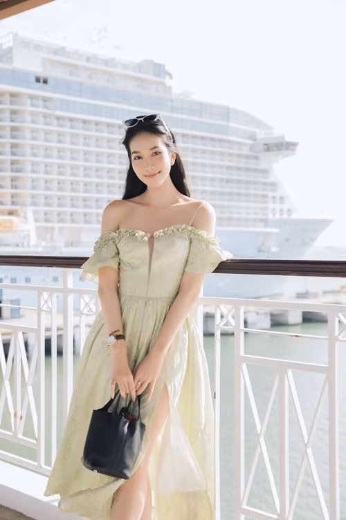 Đến nay, người đẹp đã du ngoạn hơn 21 quốc gia trên thế giới.