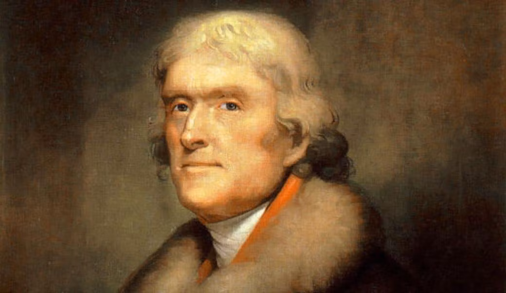 Thomas Jefferson (1743-1826) là một “người cha lập quốc” của Mỹ. Ông là Tổng thống thứ 3 của Mỹ và là người sáng lập nên Đảng Dân chủ. Ông là tác giả của bản Tuyên ngôn Độc lập, Đạo luật Virginia về tự do tín ngưỡng và là người sáng lập Đại học Virginia.