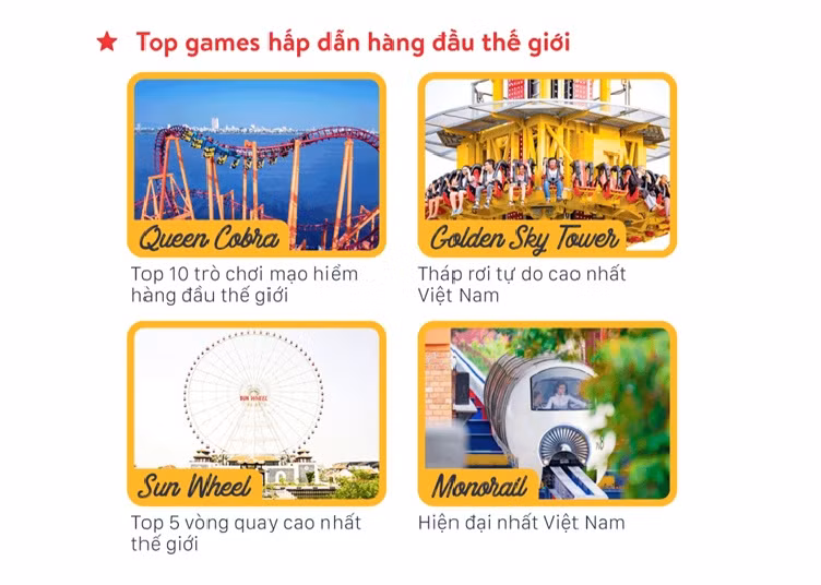 Trai nghiem cong nghe giai tri dinh cao tai he thong Sun World ba mien