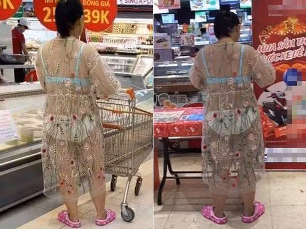 Lựa chọn đầm xuyên thấu làm trang phục dạo phố, nhiều cô gái khiến người đi đường khó hiểu vì mặc như không, để lộ hết những vị trí nhạy cảm trên cơ thể. (Ảnh minh họa)
