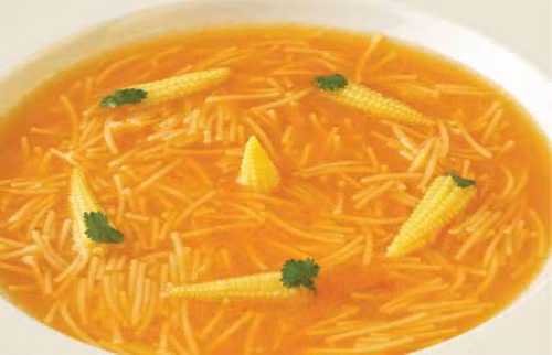 Mì sopa de fideo Mexico là một loại mì sợi ngắn, mỏng và khá phổ biến ở quốc gia này. Mì fideo có nhiều công thức nấu ăn khác nhau nhưng thường được chiên qua trong dầu trước khi cho vào nước dùng. Nước dùng mì được chế từ gà, cà chua, rau mùi và tỏi, ớt. Ảnh: unileverfoodsolutions
