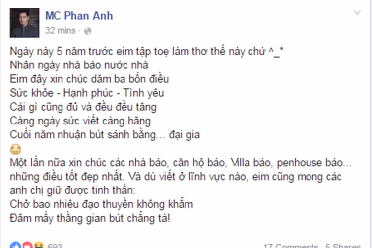 Sao Viet chuc mung ngay Bao chi Cach mang Viet Nam 21/6