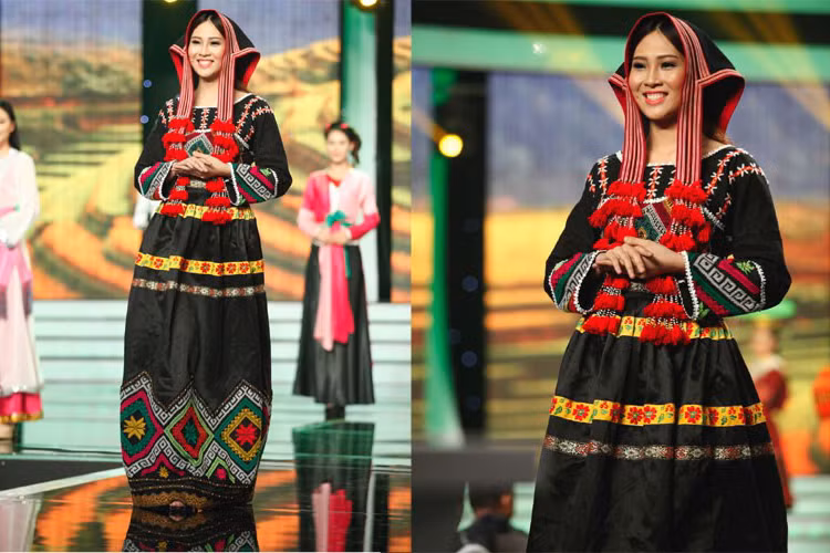 Diệu Ngọc từng tham gia Hoa khôi Áo dài Việt Nam 2014. Lúc này, người đẹp cao 1m79 với số đo 3 vòng là 86 - 70 - 96 và gương mặt đậm chất Á đông. (Ảnh: Ân Nguyễn) 