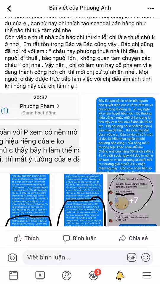 Manh Truong “dap tra” khi vo bi nu dong nghiep dang dan noi xau