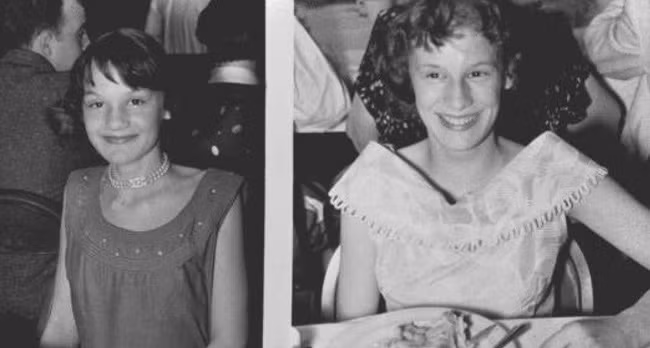 Hai chị em Barbara, 15 tuổi và Patricia Grimes, 13 tuổi.