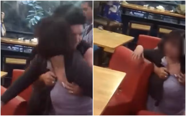 Vo bau danh ghen lao vao tum toc tat toi tap bo cua chong