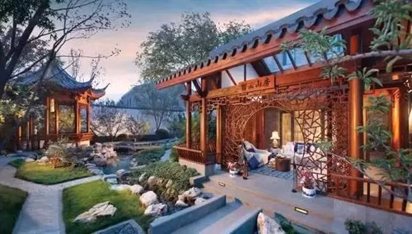 Biệt phủ Trung Quốc Thái Hòa, tầm giá 32 triệu – 200 triệu NDT (115 – 719 tỷ VNĐ), tọa lạc trên đường Trường An, Bắc Kinh.