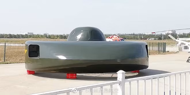 Trung Quoc che tao truc thang 'ca map trang sieu lon' giong UFO