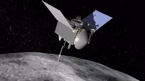 Hình ảnh mô phỏng sứ mệnh tiếp cận Bennu. Ảnh: NASA Hình ảnh mô phỏng sứ mệnh tiếp cận Bennu. Ảnh: NASA