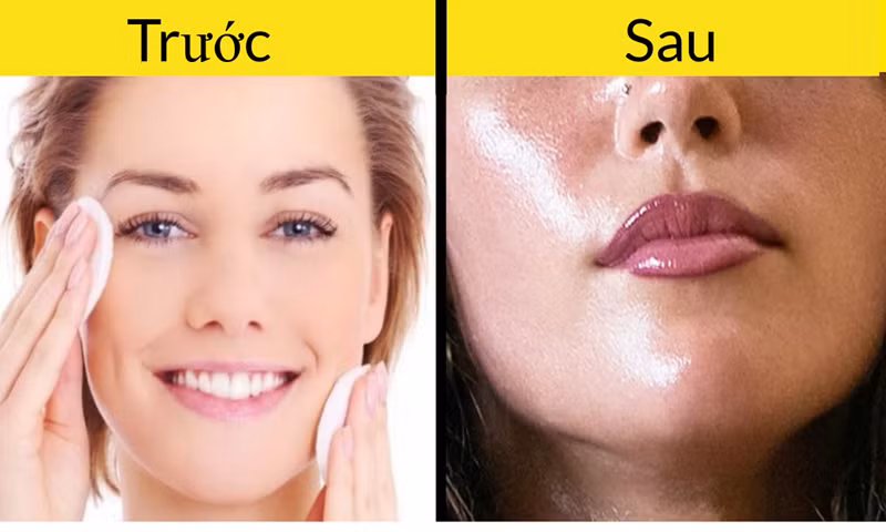 Nhiều loại kem dưỡng khiến da bạn tiết ra dầu. Do đó, bạn hãy sử dụng các loại kem phù hợp cho từng vùng da khác nhau gương mặt mình.
