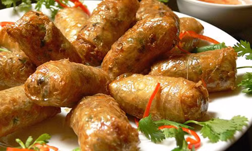 Bí quyết để nem luôn vàng giòn, để lâu không ỉu Bi quyet de nem luon vang gion, de lau khong iu