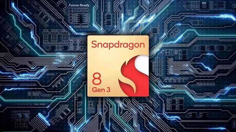 Galaxy S24 Ultra dự kiến sử dụng chip Snapdragon 8 Gen 3 for Galaxy, tận dụng lợi ích về xử lý AI.