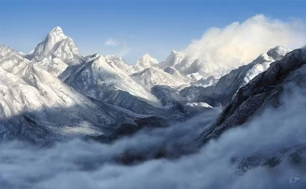 Áp suất và sự uốn cong này tạo ra các khoang bên trong lớp vỏ, làm cho cấu trúc bên trong của dãy Himalaya trở nên rỗng.