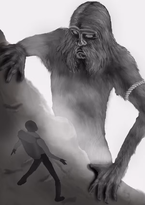 Được mô tả có thân hình to lớn, đầy lông, quái thú này có thể làm người ta từ bỏ leo núi tại Scotland.