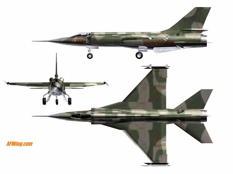 Đến những năm cuối 1980, phía Trung Quốc đã buộc phải gác lại dự án J-13 đang lỡ dở để tập trung vào việc phát triển các chiến đấu cơ J-10. Cuối cùng, tới đầu những năm 2000 dự án J-13 của Trung Quốc chính thức bị dừng lại để chất xám và kinh phí cho các dự án J-XX khác của nước này. Nguồn ảnh: Afwing.