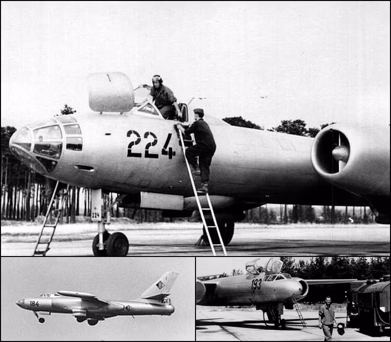 Năm 1965, Liên Xô chính thức chuyển giao cho phía Việt Nam 8 chiếc máy bay ném bom Il-28 đầu tiên. Tuy nhiên, kíp lái đã... nằm chơi đến tận năm 1972 mới nhận được nhiệm vụ đầu tiên, đó là ném bom tấn công một căn cứ của lực lượng phỉ Vàng Pao trên đất Lào (trong căn cứ có cả các cố vấn Mỹ). Nguồn ảnh: Aces.