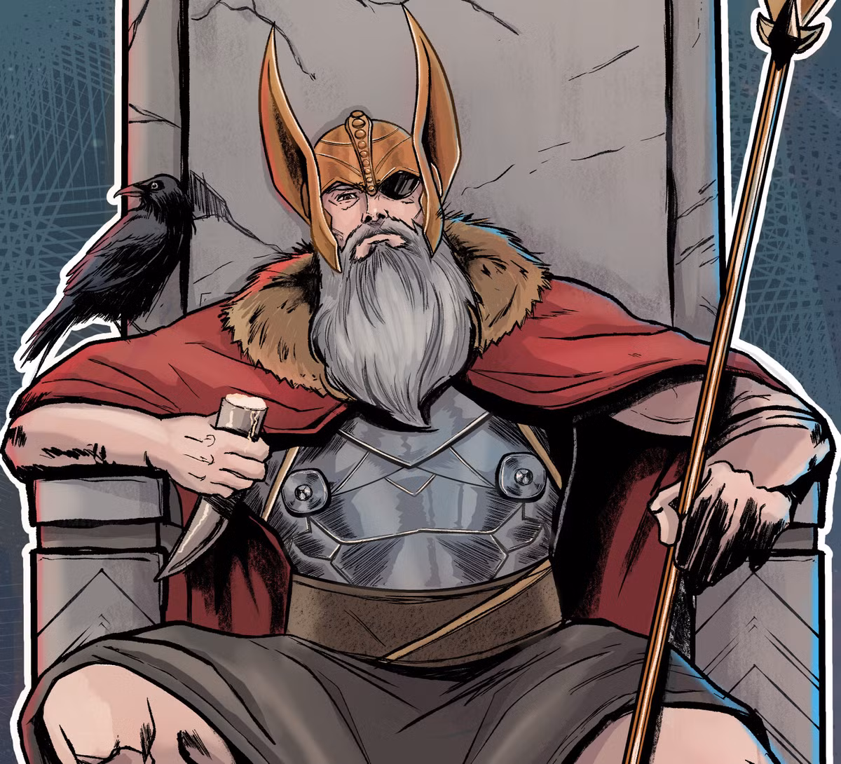 Nhờ uống nước giếng Mimir nên thần Odin khôn ngoan hơn, có nhiều tri thức hơn dù ông chỉ còn một con mắt.