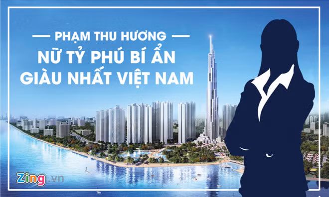  6. Bà Phạm Thu Hương Ở vị trí thứ 6 là bà Phạm Thu Hương Phó chủ tịch HĐQT Tập đoàn Vingroup (vợ ông Phạm Nhật Vượng). Tính đến thời điểm hiện tại, bà Hương nắm giữ tổng số tài sản hơn 5.555 tỷ đồng. Ảnh: Zing.