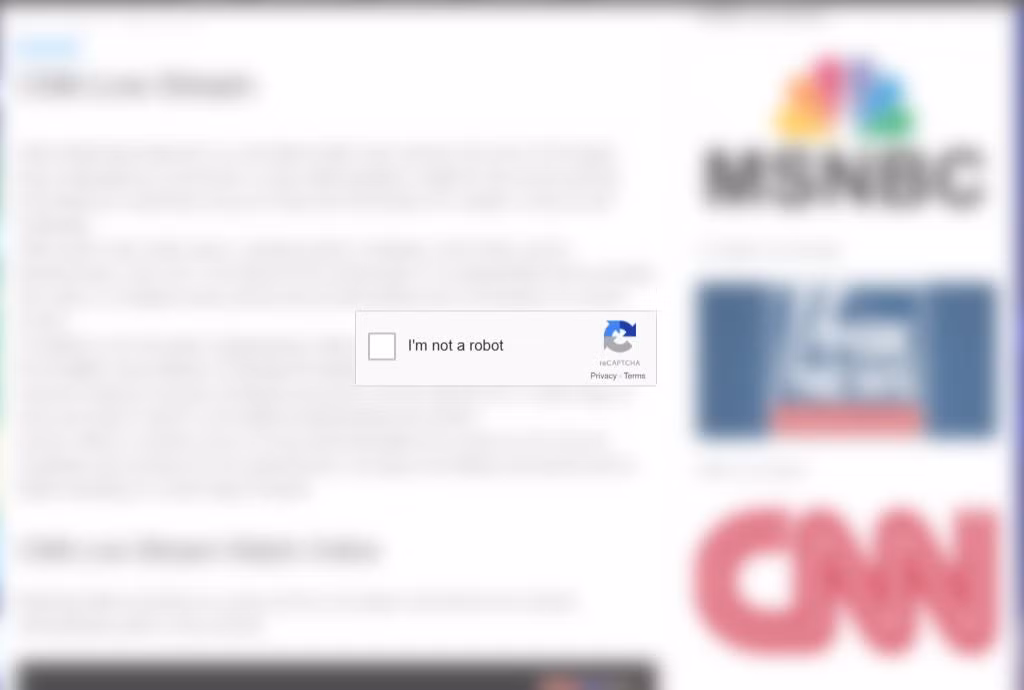 Hacker đang sử dụng CAPTCHA giả để đánh lừa người dùng cài đặt mã độc mà không hề hay biết. Khi truy cập vào một số trang web chứa nội dung như phim, nhạc, hoặc tin tức, người dùng có thể thấy yêu cầu tick vào ô “Tôi không phải người máy”. (Ảnh: Malwarebytes Labs)