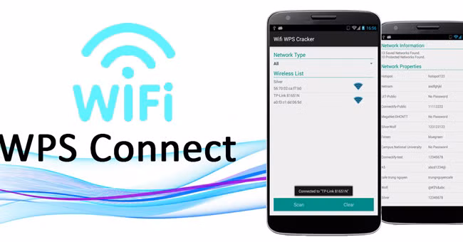 4. Kết nối WiFi bằng WPS (Android): Vào Cài đặt > WiFi > Additional Settings > Connect WPS.