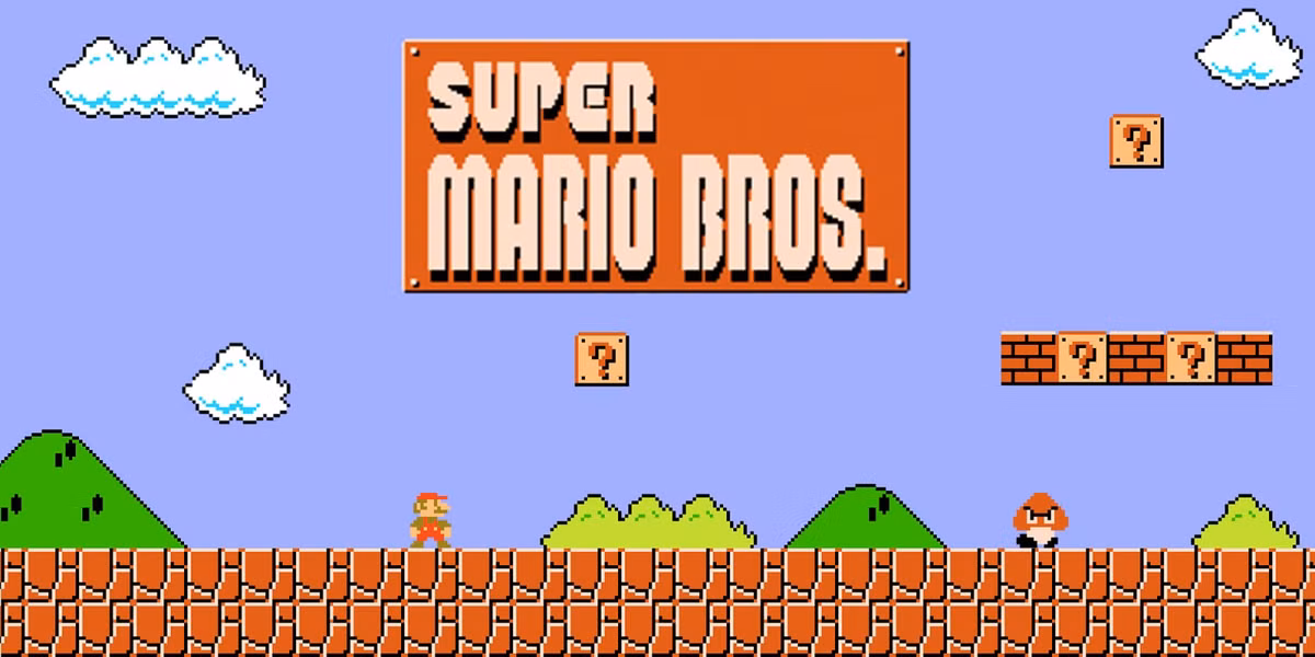 3.Super Mario Bros. (1985) – Cứu ngành game sau khủng hoảng 1983, biến Mario thành biểu tượng văn hóa toàn cầu, đặt nền móng cho platform 2D.(Ảnh: Nintendo)