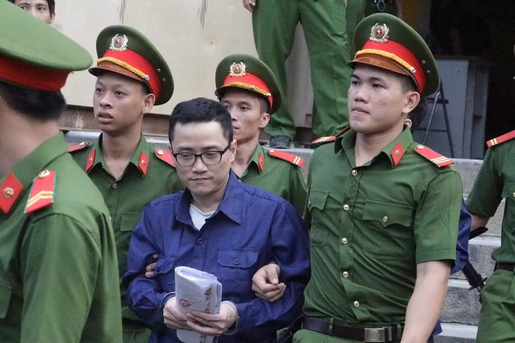 Cựu Tổng giám đốc Quỹ Lộc Việt tại phiên tòa.