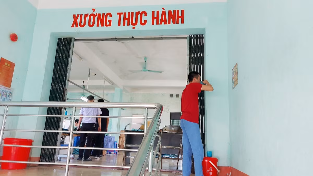 Tại cơ sở, ngoài việc cai nghiện ma túy các học viên được đào tạo nghề.