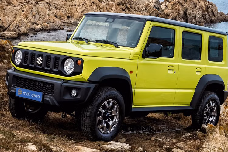 Suzuki Jimny sử dụng nền tảng khung gầm rời (body-on-frame) đúng kiểu SUV chuyên Off-road Suzuki Jimny có thông số kích thước tổng thể tương ứng dài 3.480 mm - 3.645 mm bao gồm cả lốp dự phòng, rộng 1.645 mm, cao 1.720 mm và chiều dài cơ sở đạt 2.250 mm và chiều cao gầm 220 mm.