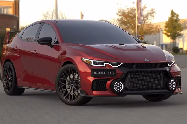 Và là một mẫu xe thể thao thực thụ, nên Mitsubishi Lancer Evo XI 2023 được trang bị một dàn chân không thể khủng hơn. Viền lốp cực mỏng, kết hợp với bộ vành kích cỡ "siêu to khổng lồ" đến từ thương hiệu BBS. Bộ phanh đĩa cũng hầm hố không kém, nằm gọn đằng sau la-zăng 5 chấu kép sơn màu đen mờ thể thao