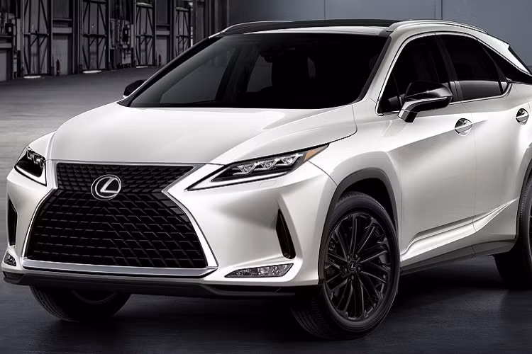 Hai phiên bản Black Line chính thức sẽ là Lexus RX 450hL và RX 350L, đi kèm là hai tùy chọn màu ngoại thất Trắng ngọc trai Eminent và Xám Cloundburst. Một số chi tiết ngoại thất sẽ được sơn đen như la-zăng hợp kim 20 inch, ốc bánh sơn đen, chụp mâm sơn đen bóng với logo Lexus, rìa cản trước và nền logo sơn đen.