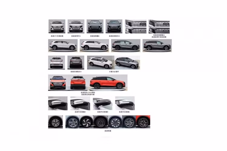 Audi Q5 E-Tron 2022 lo dien hinh anh thiet ke 3 hang ghe-Hinh-4