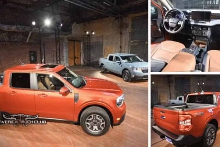 Mới đây, những hình ảnh rò rỉ về mẫu xe Ford Maverick 2022 mới đã bất ngờ được đăng tải trên các phương tiện truyền thông đại chúng, cho người xem có được cái nhìn tổng thể về thiết kế ngoại, nội thất của mẫu xe này.