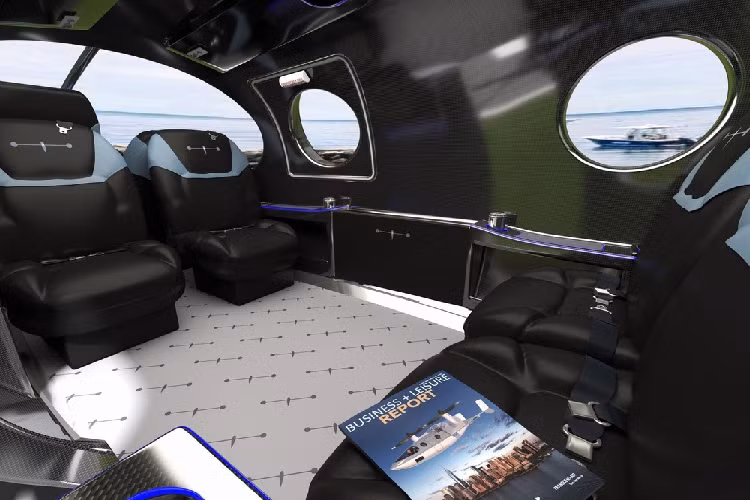 Cuối cùng nhưng không kém phần quan trọng, chiếc VTOL 2022 cực sang trọng này có nội thất lấy cảm hứng từ xe đua, kết hợp ghế ngồi trọng lượng nhẹ, hiện đại với kiểu trang trí cao cấp.