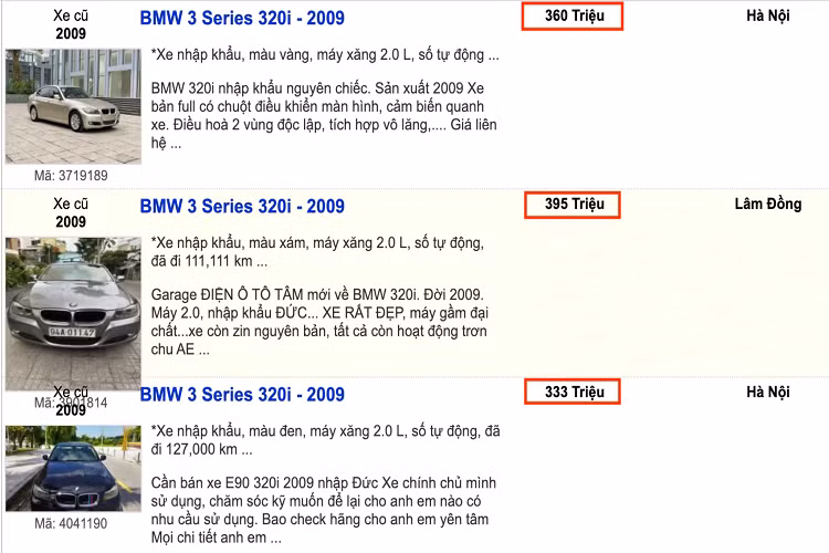 Chiếc BMW 320i 2009 giá rẻ này sử dụng động cơ xăng 4cyl thẳng hàng, dung tích 2.0L cho công suất 170 mã lực tại 6.700 vòng/phút và mô men xoắn cực đại 210 Nm tại 4.250 vòng/phút. Xe sử dụng kết hợp với hộp số tự động 6 cấp (6AT) và hệ dẫn động cầu sau (RWD).