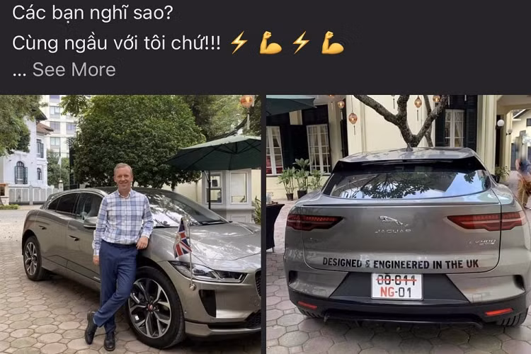 Ngay cả trên facebook cá nhân của mình, ông Gareth Ward cũng đã chia sẻ hình ảnh của mình bên chiếc xe Jaguar i-Pace hoàn toàn mới cùng lời chú thích khá thú vị: "Thời đại xe chạy xăng đang kết thúc. Kể từ hôm nay tôi sẽ đi bằng xe điện Jaguar I-Pace. Tốt cho môi trường, công nghệ cao, và cực kỳ ngầu nữa. Các bạn nghĩ sao? Cùng ngầu với tôi chứ!!!"