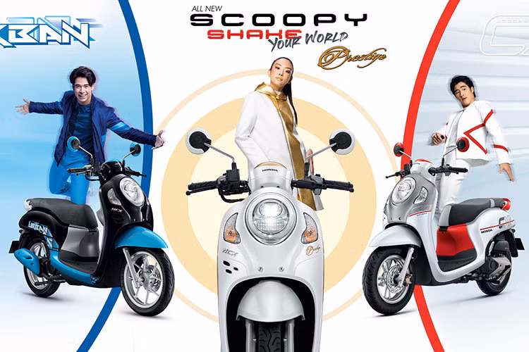 Hiện mẫu xe ga đáng yêu Honda Scoopy này đã được bán ra tại các đại lý chính hãng Honda ở Thái Lan, và hứa hẹn sẽ sớm được đưa về Việt Nam nhưng theo dạng phân phối tư nhân không chính hãng.