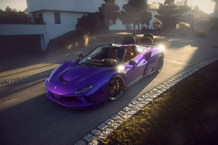 Novitec trang bị cho xe hệ thống lò xo có thể giúp giảm chiều cao của xe khoảng 35 mm, tôn lên dáng vẻ thể thao của N-Largo F8 Spider và tối ưu hóa khả năng xử lý hơn nữa. Trục trước của xe có thể nâng cao thêm khoảng 40 mm giúp xe vận hành dễ dàng hơn.