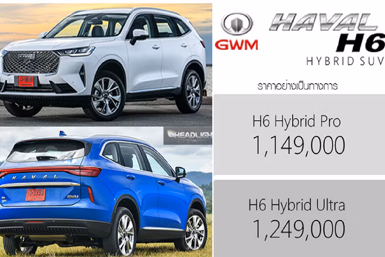 Cùng với MG HS, chắc chắn trong thời gian sắp tới, Haval H6 Hybrid sẽ làm các đối thủ Nhật Bản “mệt mỏi”. Tương tự như MG HS, mẫu xe SUV Haval H6 Hybrid hứa hẹn sẽ hấp dẫn khách hàng tại Thái Lan nhờ vào giá bán dễ tiếp cận và trang bị nhiều “đồ chơi”.