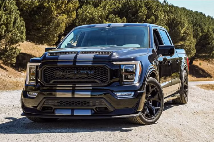 Shelby vừa bổ sung một lựa chọn mới cho những người đam mê dòng xe bán tải hiệu suất cao, đó là Shelby F-150 Super Snake 2021 mới với cấu hình 2 cửa hoặc 4 cửa - được xây dựng dựa trên Ford F-150 thế hệ mới nhất (ra mắt năm 2020).