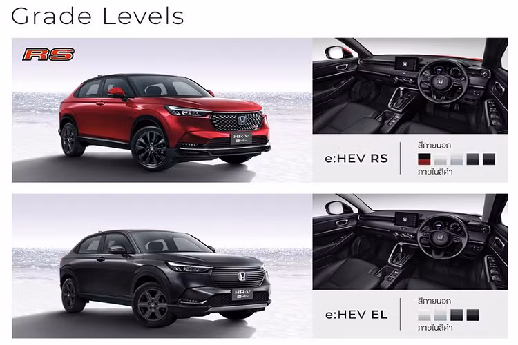 Vào hồi đầu tháng 11 vừa qua, hãng Honda đã chính thức giới thiệu HR-V thế hệ mới tại thị trường Thái Lan. Đến nay, giá xe Honda HR-V 2022 ở thị trường này mới được công bố. Theo đó, Honda HR-V mới ở Thái Lan có tổng cộng 3 phiên bản là E, EL và RS với giá dao động từ 979.000 - 1.179.000 Baht (khoảng 680 - 819 triệu đồng). Như vậy, có thể thấy rằng mẫu SUV cỡ B này có giá không thực sự rẻ ở thị trường Thái Lan.