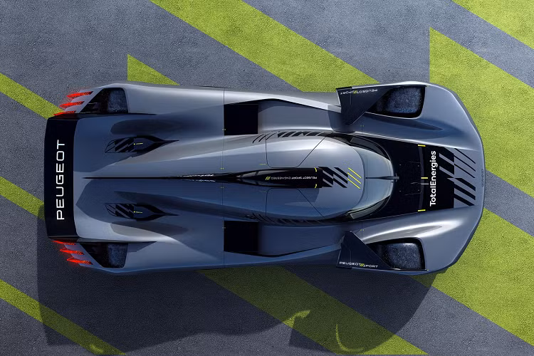 Siêu xe Peugeot 9X8 hybrid này đóng vai trò kế thừa cho chiếc xe đua 905 từng vô địch giải Le Mans 24 hours vào các năm 1992 và 1993, và chiếc 908 từng vô địch năm 2009.
