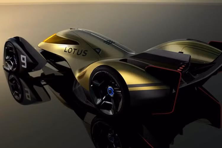 Hiện tại, Lotus E-R9 hoàn toàn mới chỉ đơn thuần là một thiết kế mang tính nghiên cứu và giới thiệu công nghệ với mái vòm kiểu máy bay chiến đấu và hình dáng cánh delta được sơn màu đen và vàng. Nó có tính năng khí động học chủ động, các tấm ốp thân vỏ “biết biến hình”, và những bề mặt điều khiển được gắn dọc có tác dụng hỗ trợ bẻ cua ở tốc độ cao.