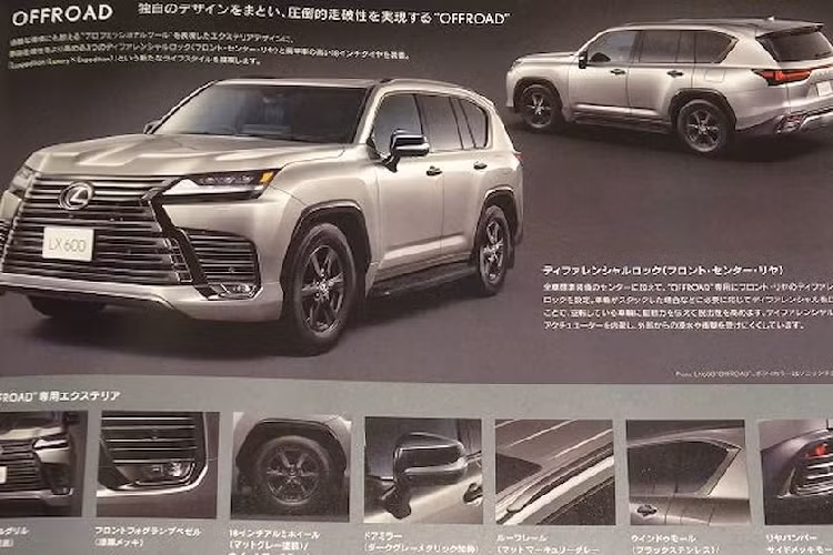 Dù ở bản trang bị nào, Lexus LX 600 2022 tại Nhật Bản cũng dùng động cơ xăng V6, tăng áp kép, dung tích 3.5L, sản sinh công suất tối đa 409 mã lực và mô-men xoắn cực đại 649 Nm. Đây là động cơ lấy từ Toyota Land Cruiser 2022 và thay thế máy xăng V8, dung tích 5.7L cũ. So với động cơ cũ, máy xăng V6 mới mạnh hơn 26 mã lực và 103 Nm. Động cơ đồng hành cùng hộp số tự động 10 cấp. Dự kiến, Lexus LX 600 2022 sẽ có mặt trên thị trường vào quý I năm sau.